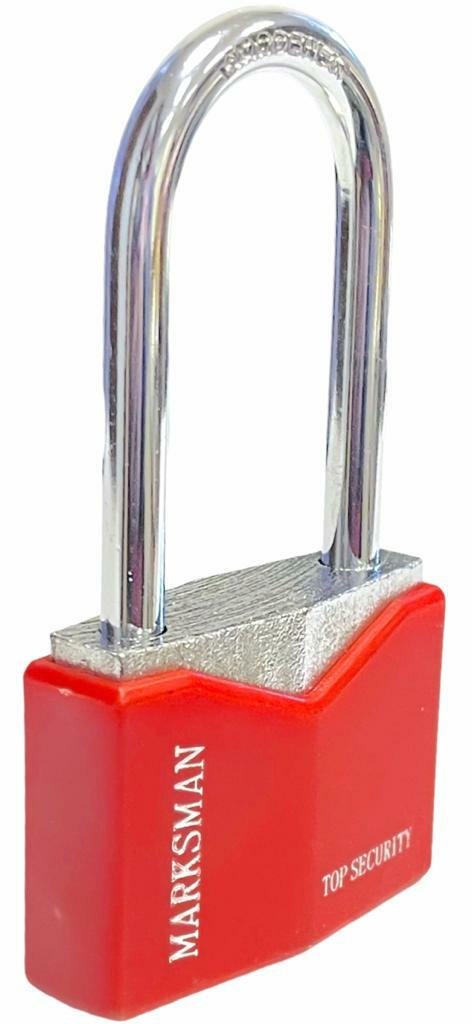 Heavy Duty Extra Long Shackle Padlock 50mm. Hardened Steel Security Padlocks
