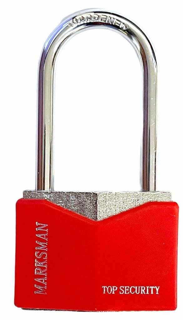 Heavy Duty Extra Long Shackle Padlock 50mm. Hardened Steel Security Padlocks