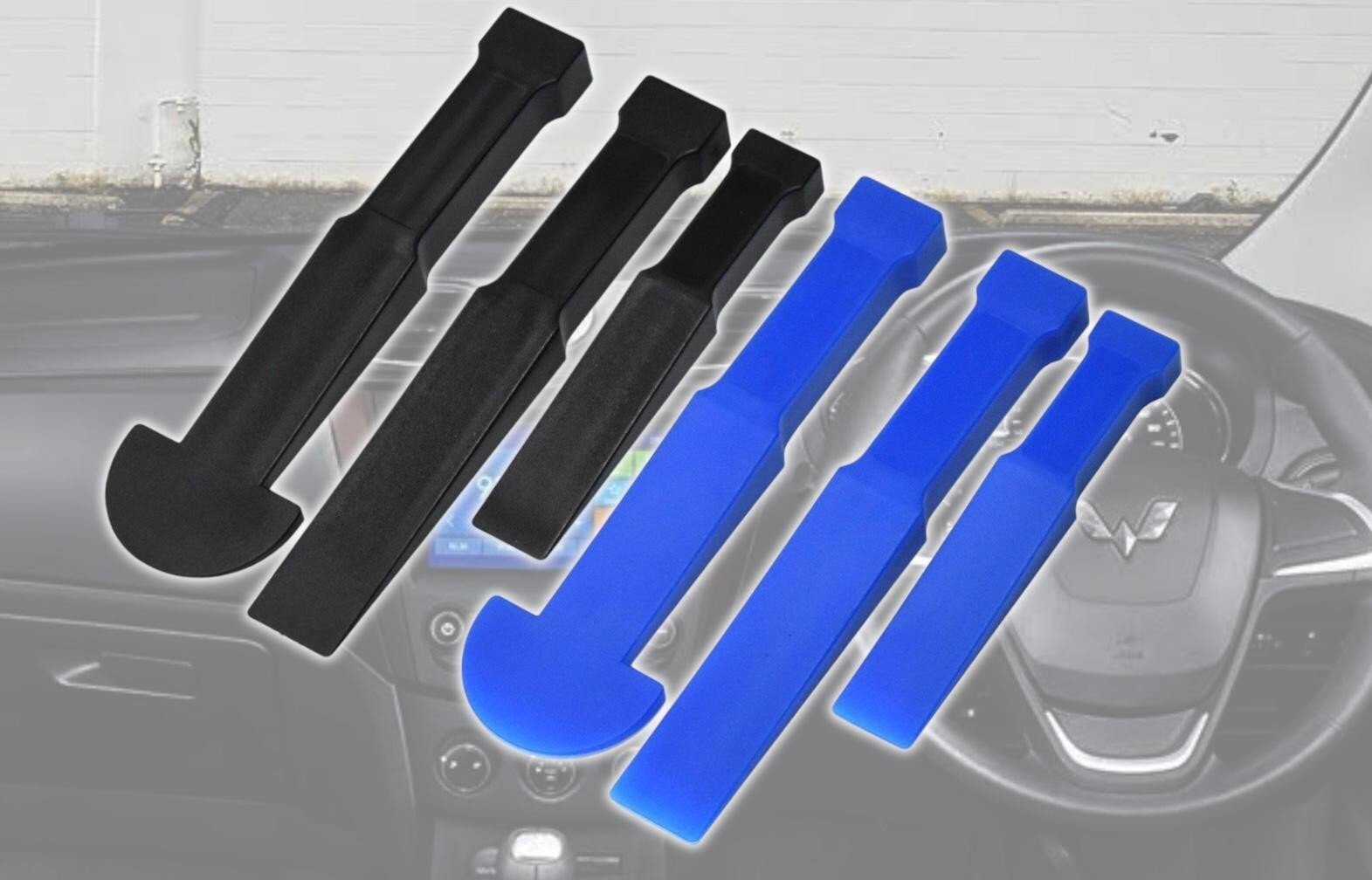 6 Professional Non Marking Car Trim Removal And Pry Tool Kit Panel Door Dash Set