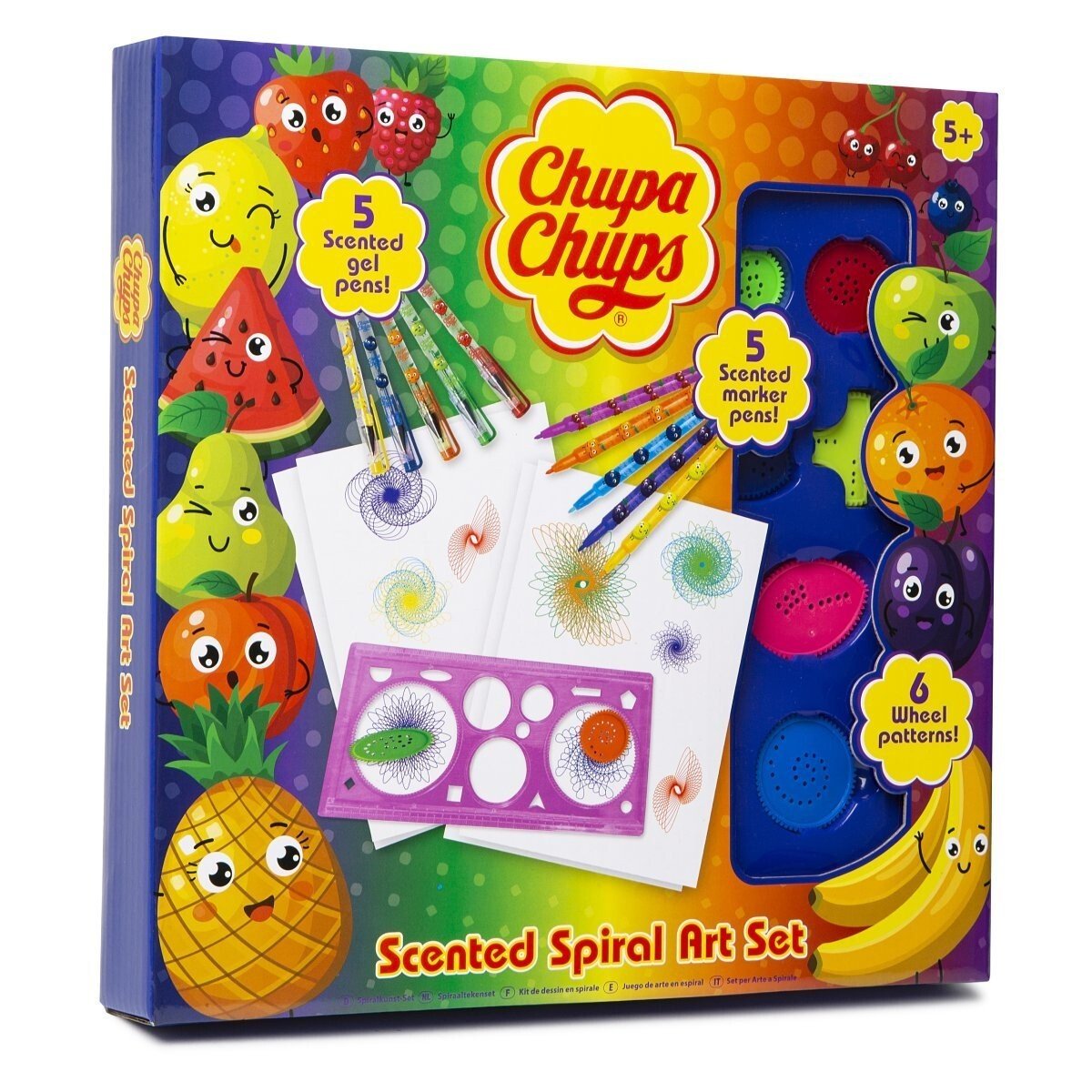 Chupa Chups Scented Spirograph Set Drawing Kids Fun Art Craft Education Toy Gift