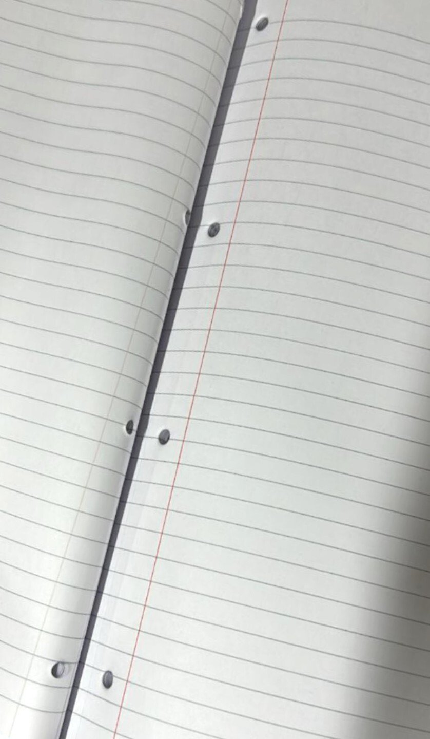 2x 100 Pages Refill Pad A4 High Quality Lined Paper Wide Ruled Margin Notes Book
