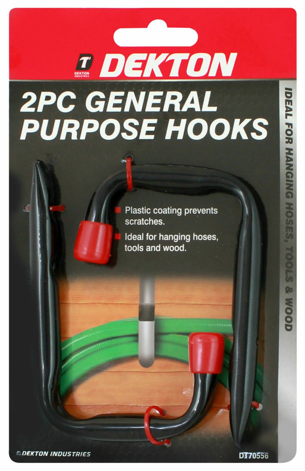 2pcs HEAVY DUTY STORAGE HOOKS WALL MOUNTED BRACKETS TOOL HOSE PIPE HOLDER SHED