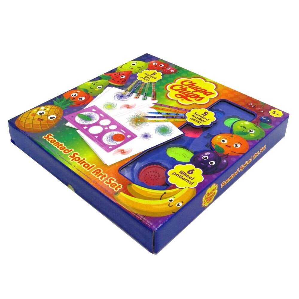 Chupa Chups Scented Spirograph Set Drawing Kids Fun Art Craft Education Toy Gift
