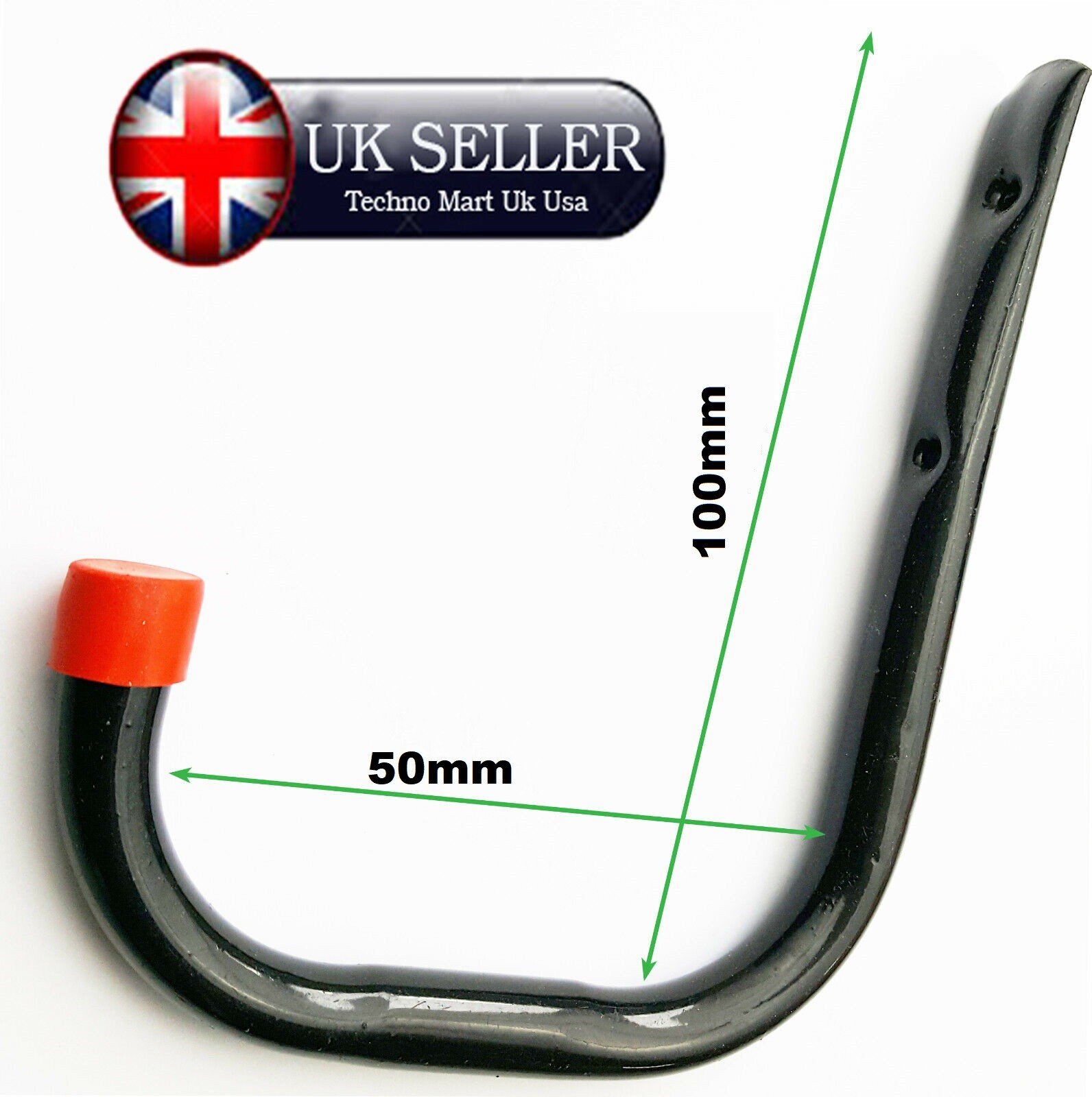 2pcs HEAVY DUTY STORAGE HOOKS WALL MOUNTED BRACKETS TOOL HOSE PIPE HOLDER SHED