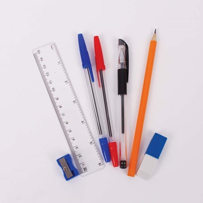 Back to School Stationery Pen Pencil Eraser Ruler Pencil Stationary Gift Set