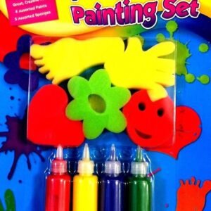 Kids Paint Brushes Sponge Painting Brush Finger Paints Set for Children Toddlers