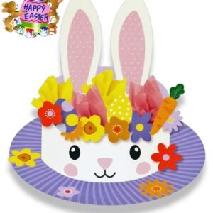 Easter Bonnet Kit Make Your Own Easter Bonnet Hat for Kids Easter Craft Supplies