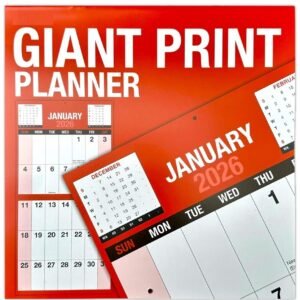 2026 Giant View Month To View Commercial Giant Print Full Year Planner Organiser