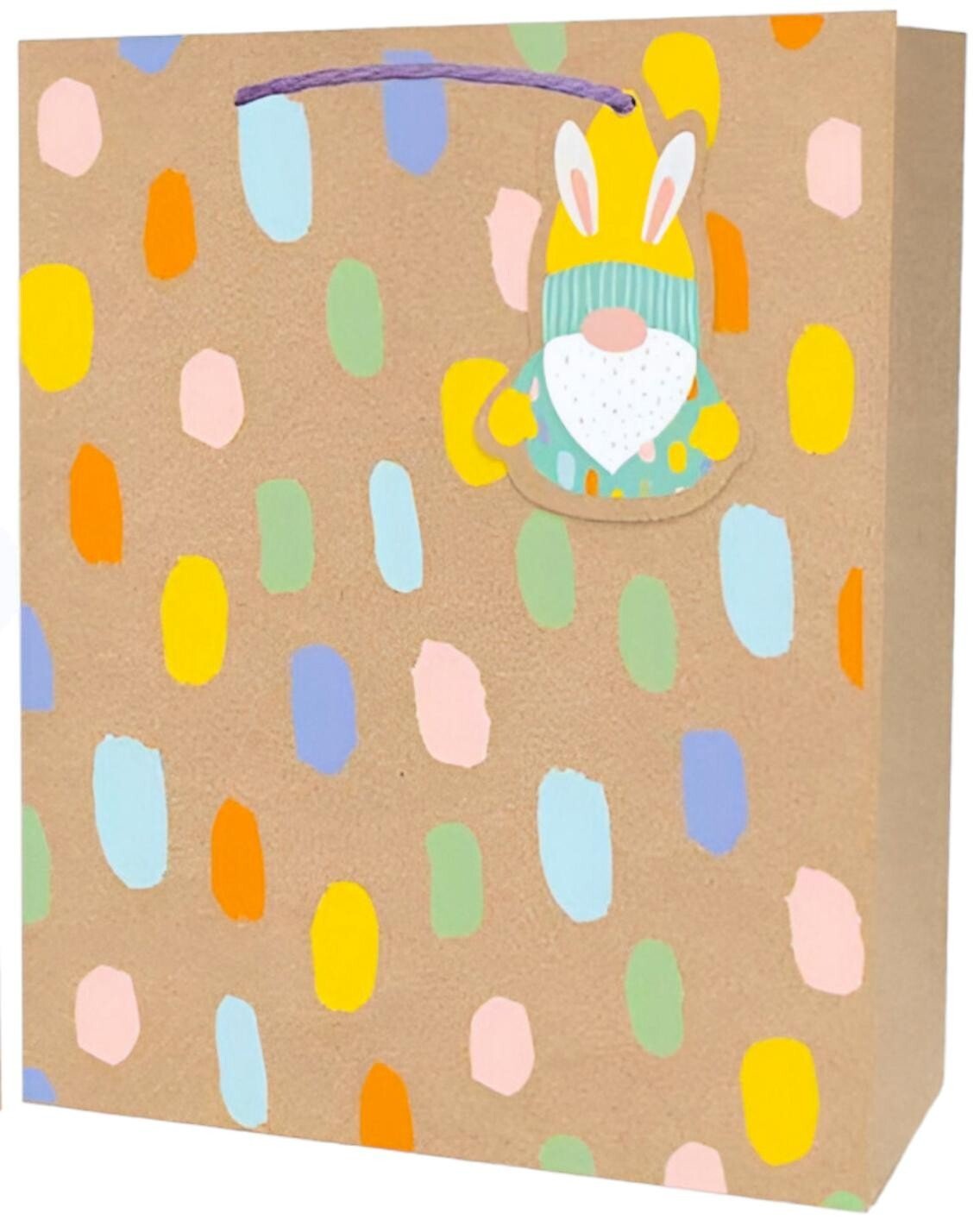 3x Medium Easter Eggs Luxury Present Gift Bags Easter Egg Gift Bag with Tag