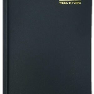 2026 A5 A6 A4 Week To View Diary Padded Metal Corner Desk Diary hardback office