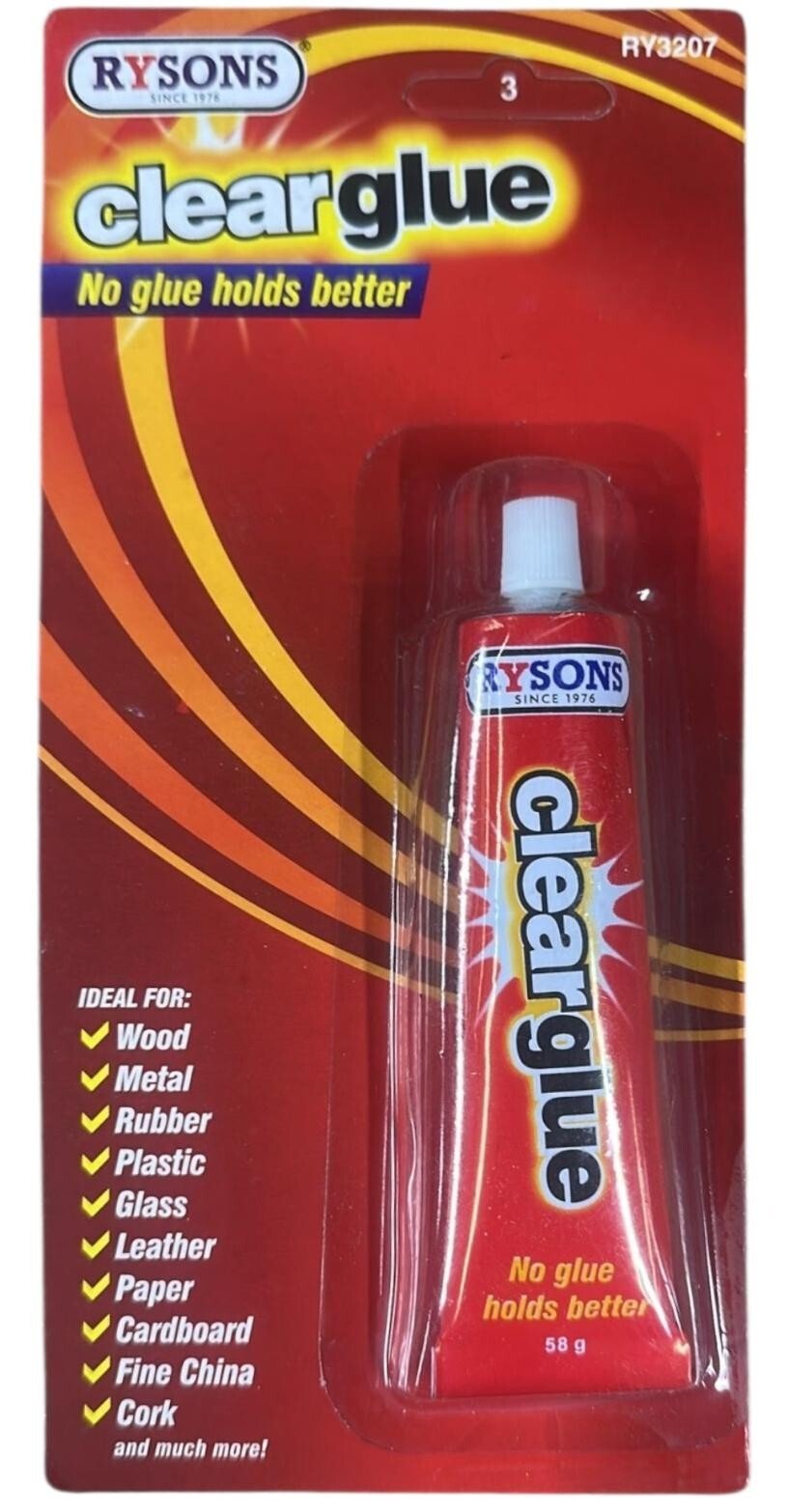 2 Extra Strong Clear Glue 30g Repair Models Crafts Versatile DIY Home Office Fix
