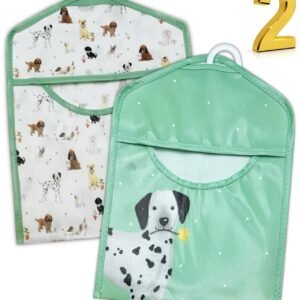 2 Pcs Premium Waterproof Durable Pegs Holder Storage Bag Dogs Hanging Hook 35cm