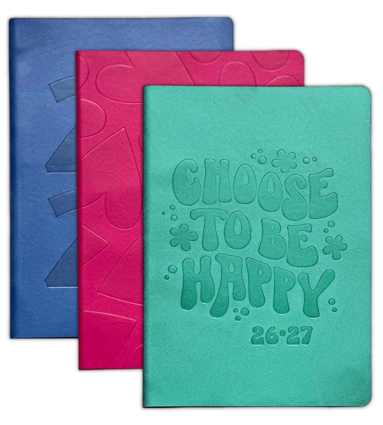 2026 - 2027 A5 Academic Week To View Diary Mid Year Floral Student Teacher Diary