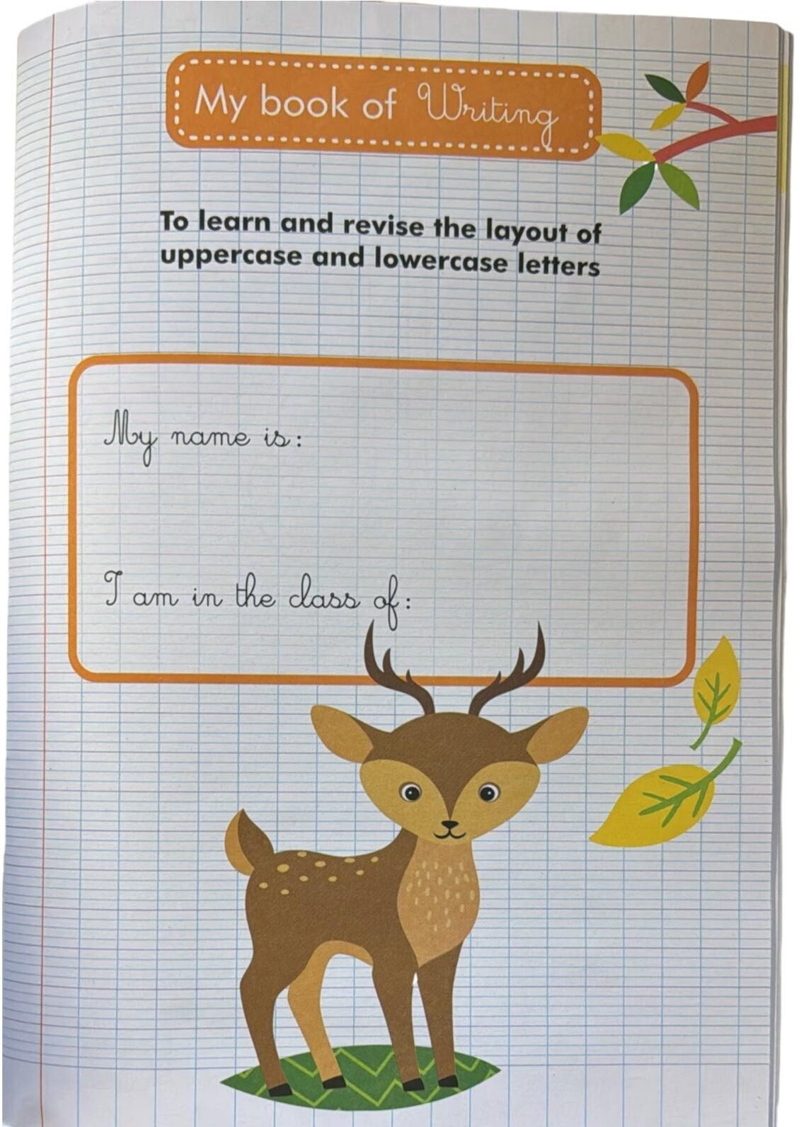 ABC 123 Colouring Book - A4 Kids Childrens Activity Learn To Write Letters Books