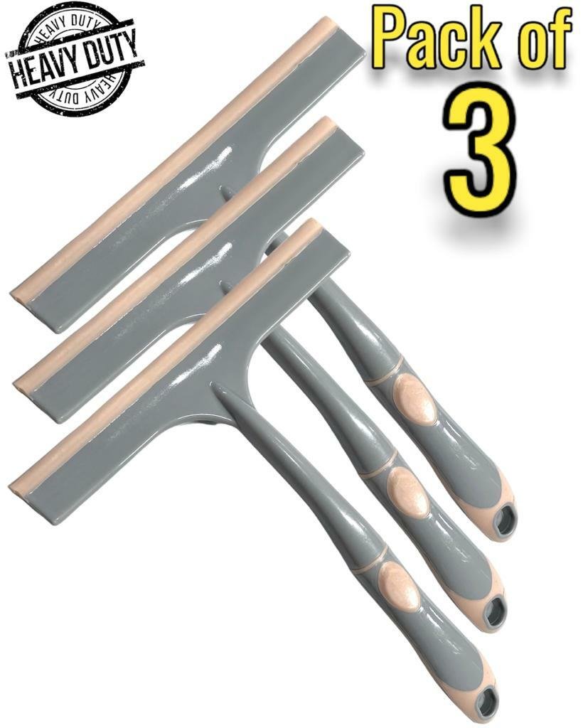 3 Bathroom Shower Screen Squeegee Glass Window Cleaning Wiper Cleaner Mirror Car