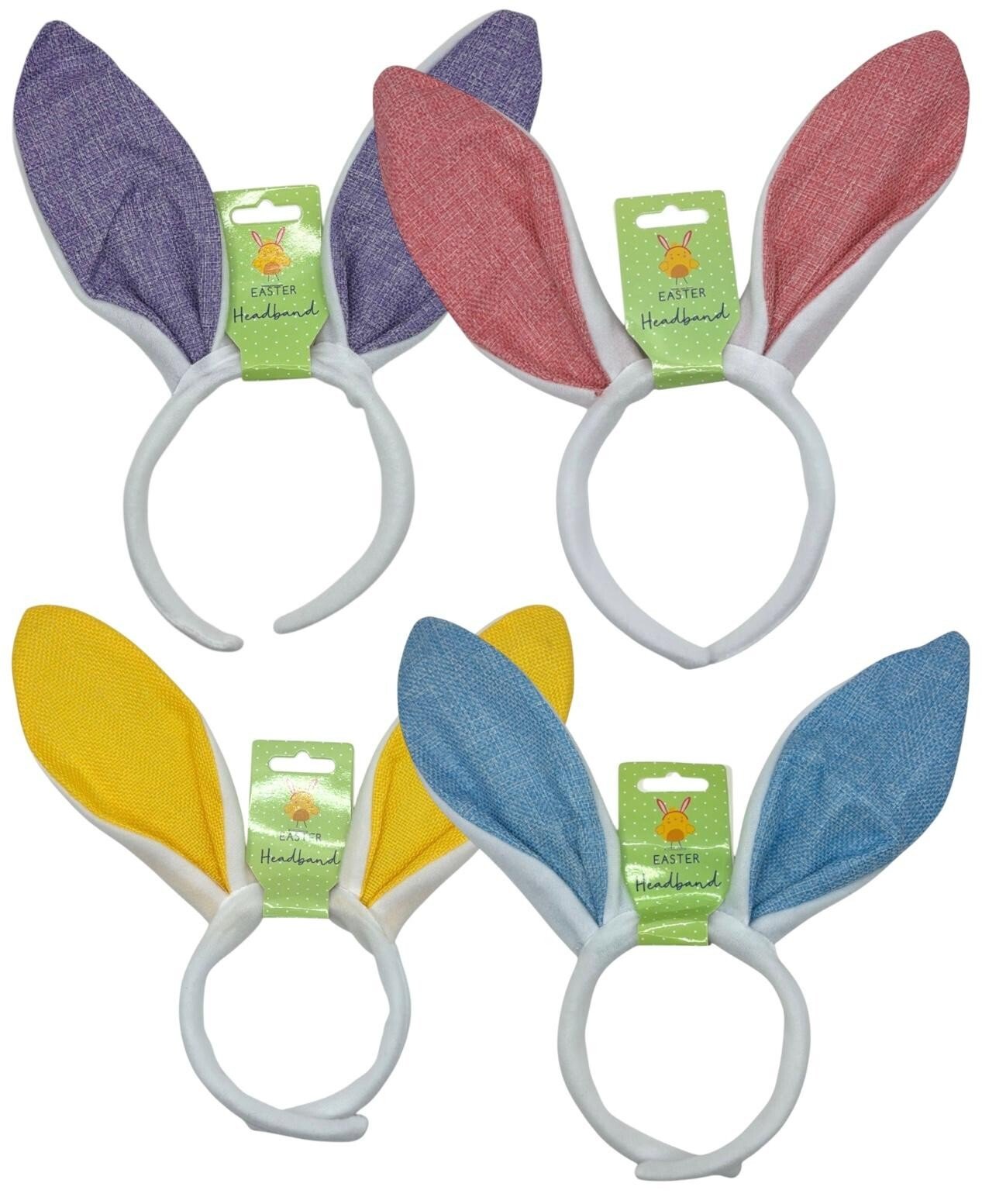 Easter Bunny Ears Headband - Single Kids Adults Egg Hunt Fancy Dress Rabbit