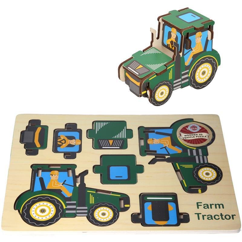 Wooden Puzzle Baby Kids Toddler Jigsaw Alphabet Letters Animal DIY Learning Toys