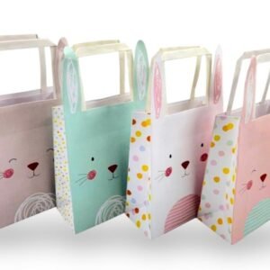 4 PCS PAPER PARTY BAGS LOOT QUALITY KRAFT GIFT TREAT SWEET BAGS -15 x 31cm