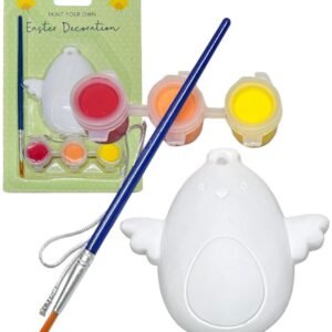 Paint Your Own Hanging Easter Decoration Kids Craft Kit Easter Egg Bunny Chick