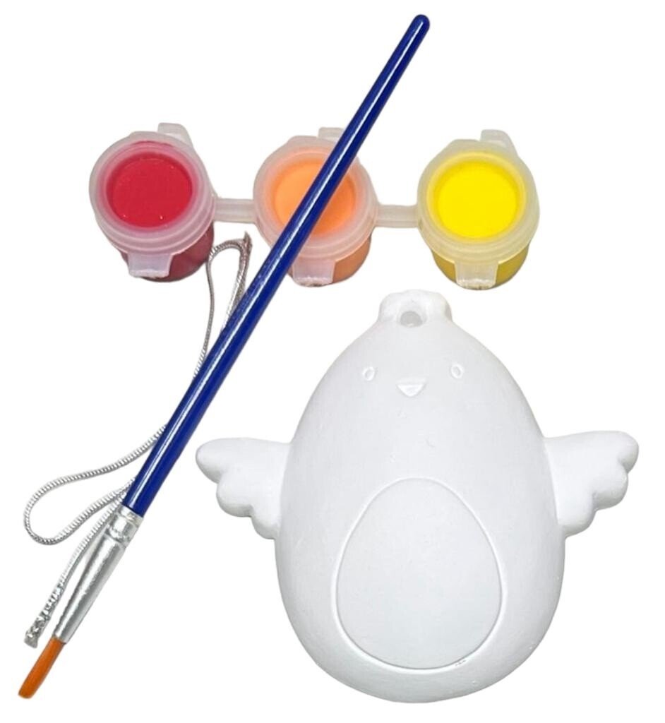 Paint Your Own Hanging Easter Decoration Kids Craft Kit Easter Egg Bunny Chick
