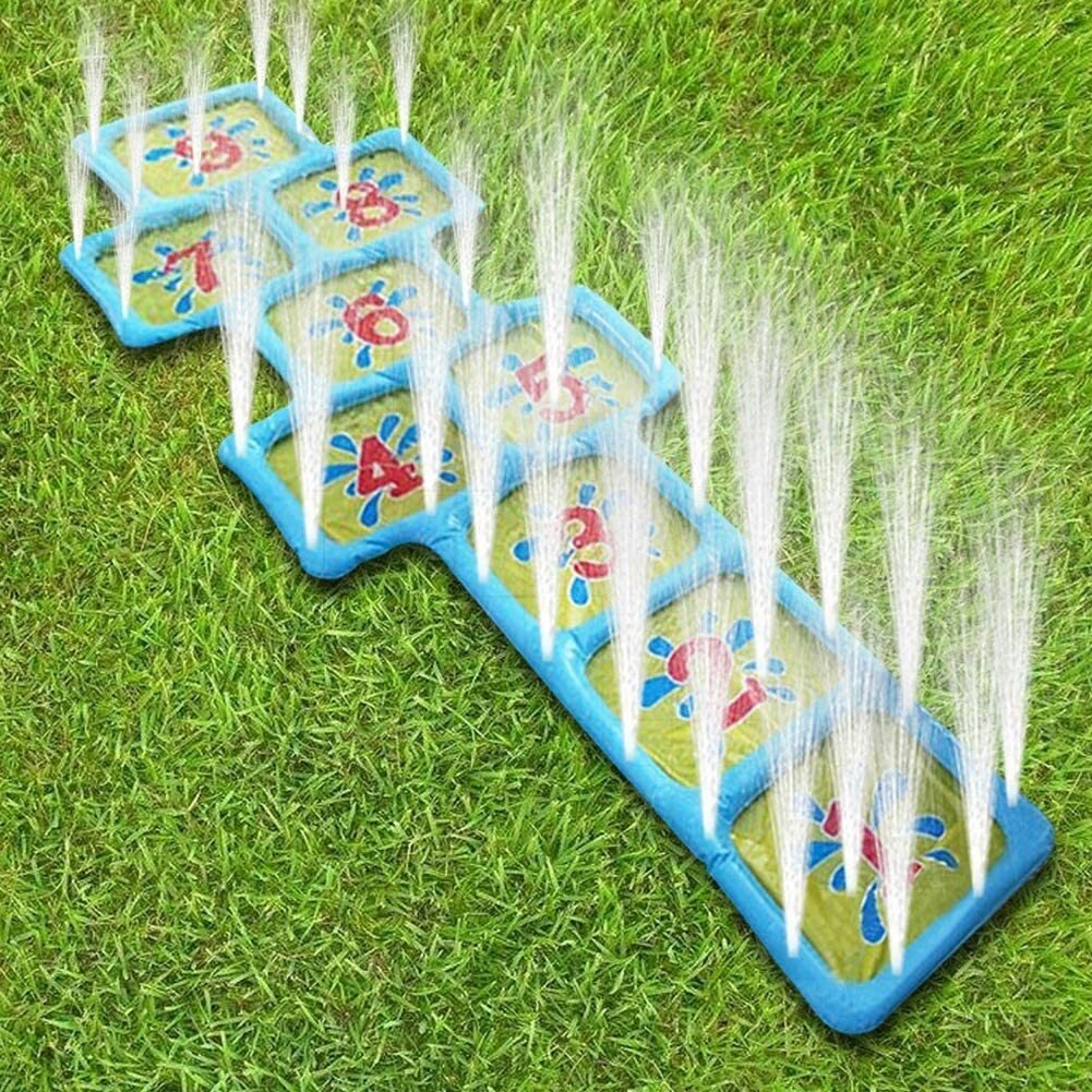 Water Sprinkler Kids Hopscotch Garden Game Play Fun Toy Swimming Pool