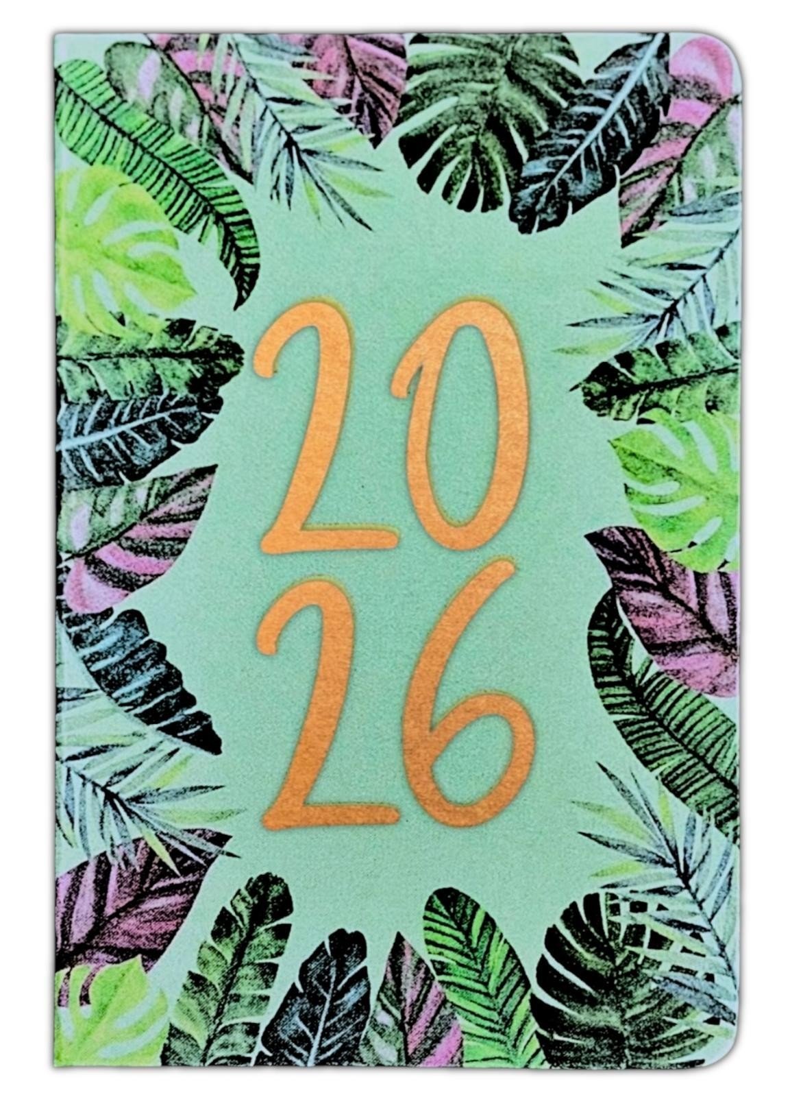 2026 A5 Page A Day Diary Luxury Floral Journal Organiser index Diary Planner