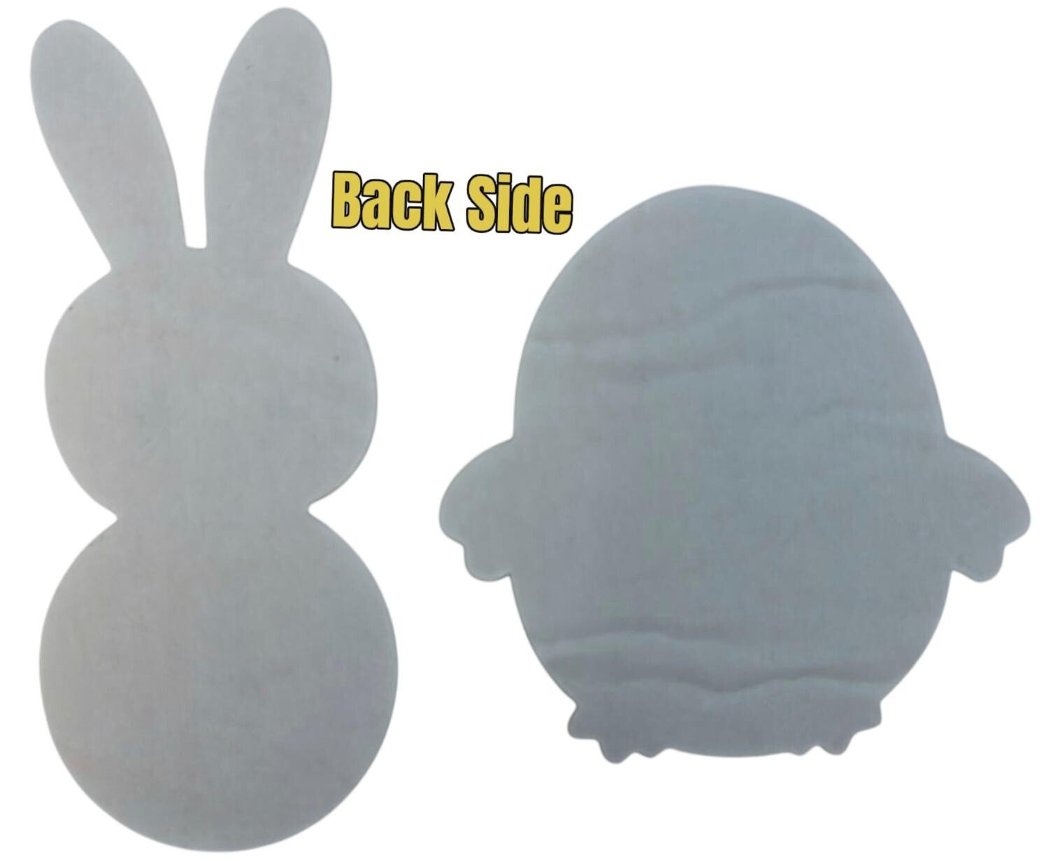 16 Easter Felt Decorative Stickers Cute Card Crafts Embellishments Chicks Bunny