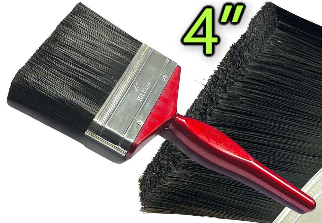 4"Paint Brush Extra Fine paint Brush Bristles Decorating DIY Wall fence Painting
