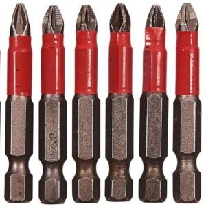 10x Non Slip Philips PZ2 POZI Electric Screw Screwdriver Drill Bit Bits Set 50mm