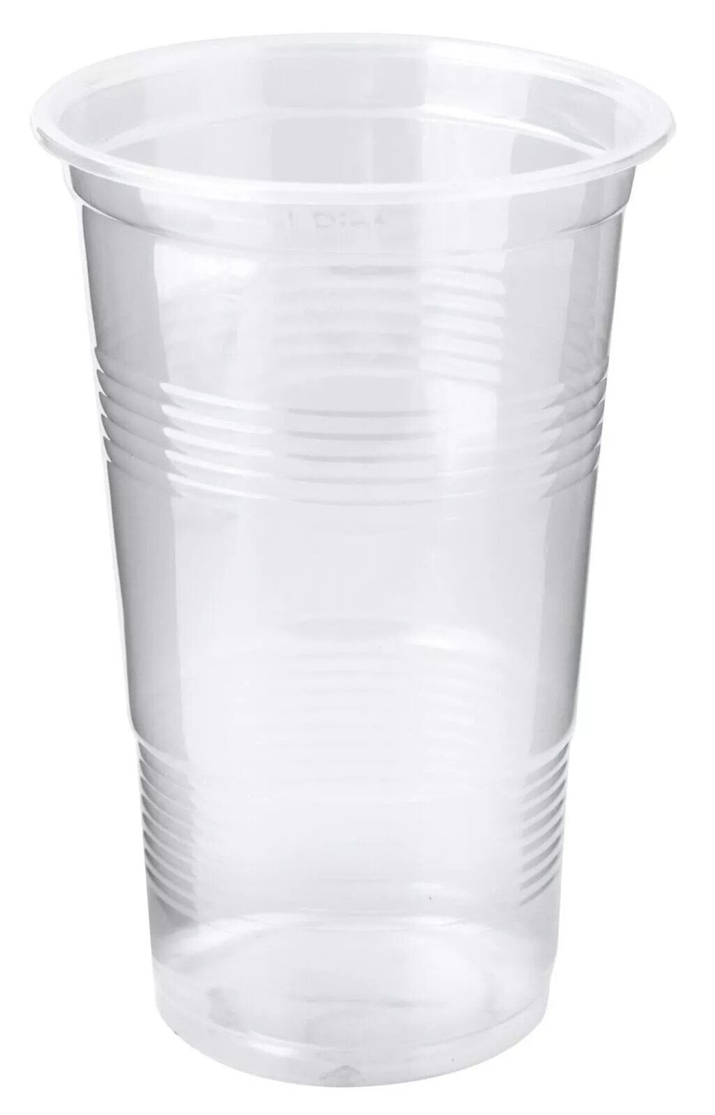 100PK Heavy Duty Clear Plastic Pint Glasses Disposable Pint Cups Party Reusable