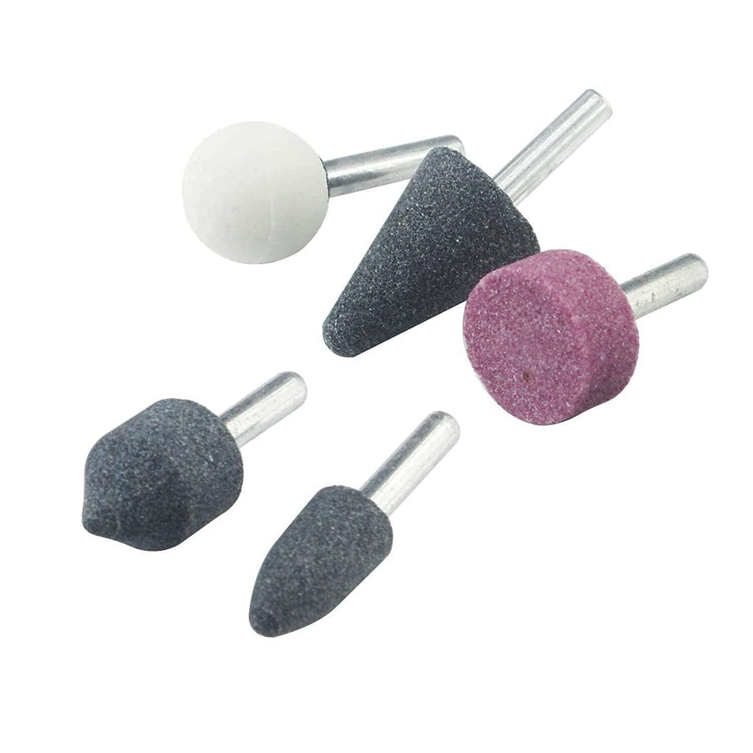 10pc Drill Grinding Mounted Stone Bit Set Die Stones Craft Grinder Metal Plastic