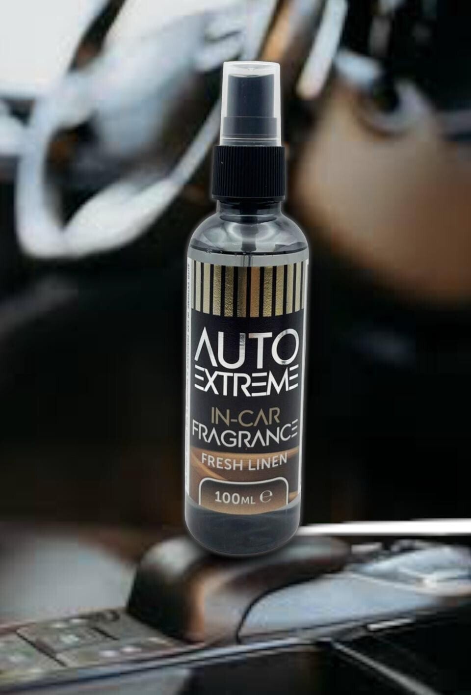 4PK CAR AIR FRESHENER SPRAY LUXURY AUTO EXTREME FRAGRANCE VEHICLE FRESHNER 100ML