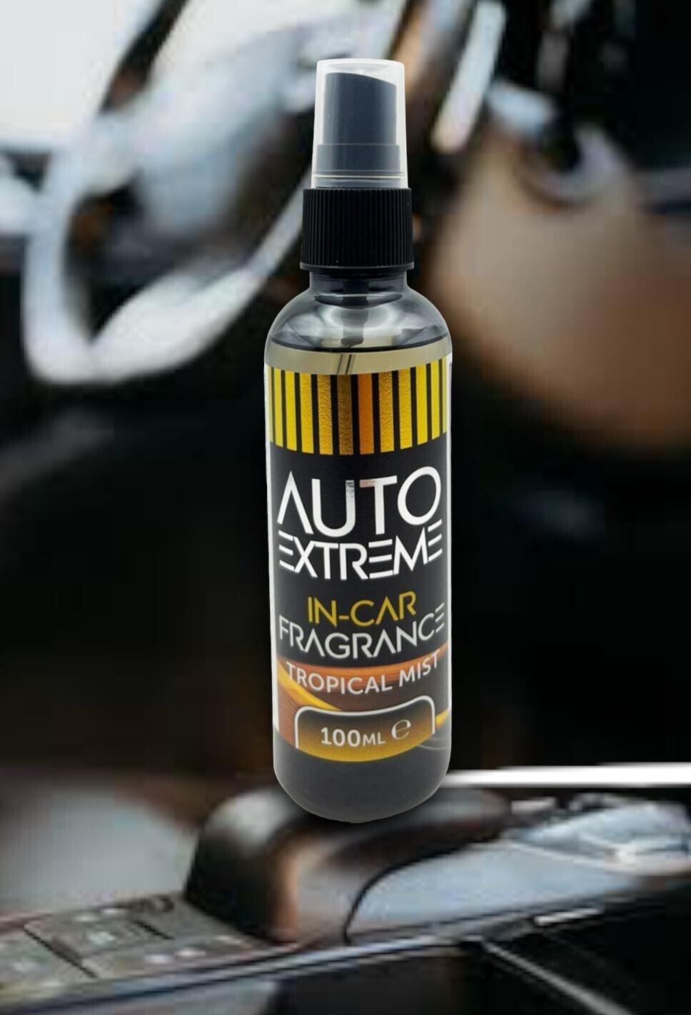 4PK CAR AIR FRESHENER SPRAY LUXURY AUTO EXTREME FRAGRANCE VEHICLE FRESHNER 100ML