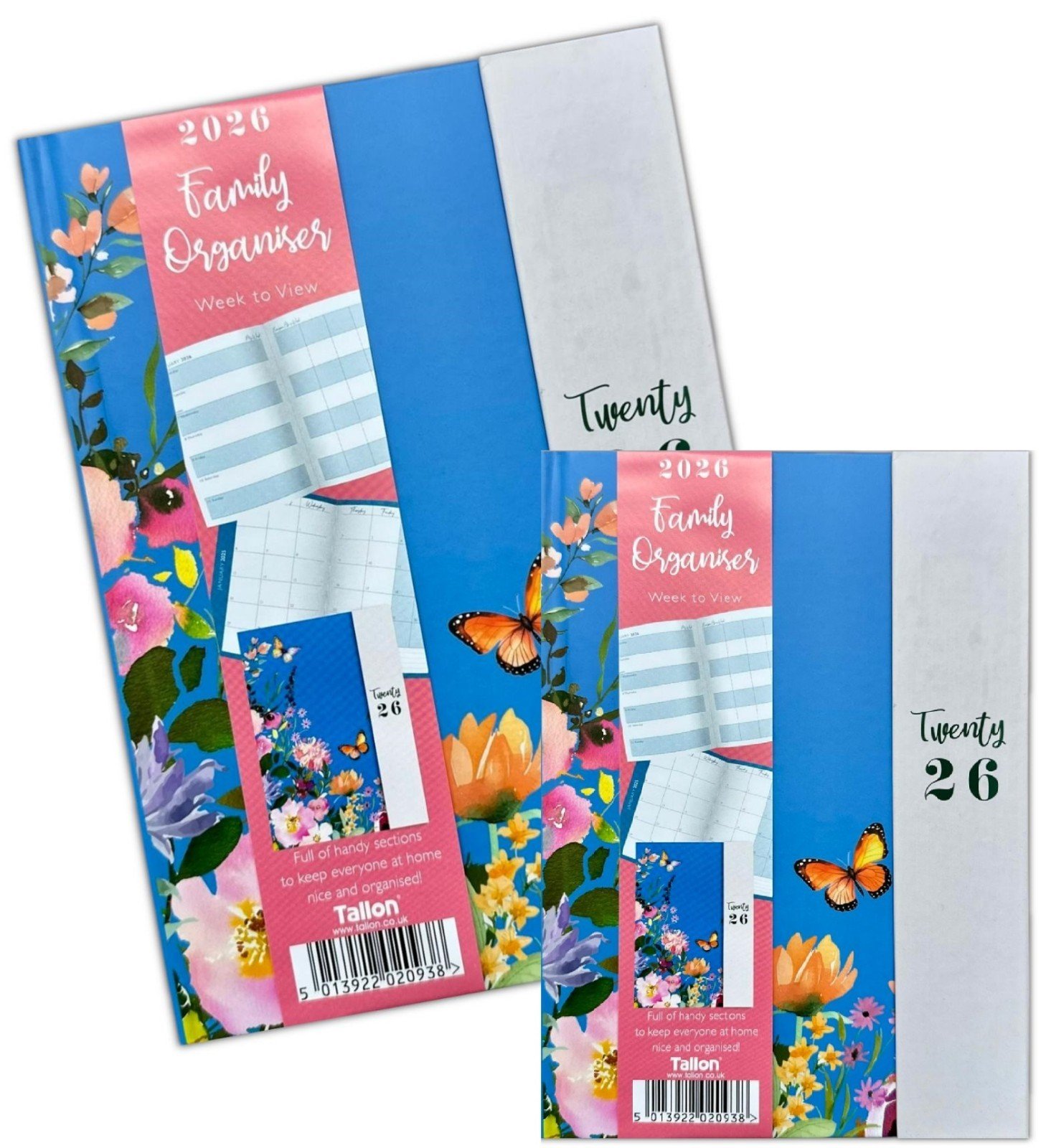 2026 Diary A5 A6 Family Organiser Diary Magnetic Cover Week To View Xmas Gift
