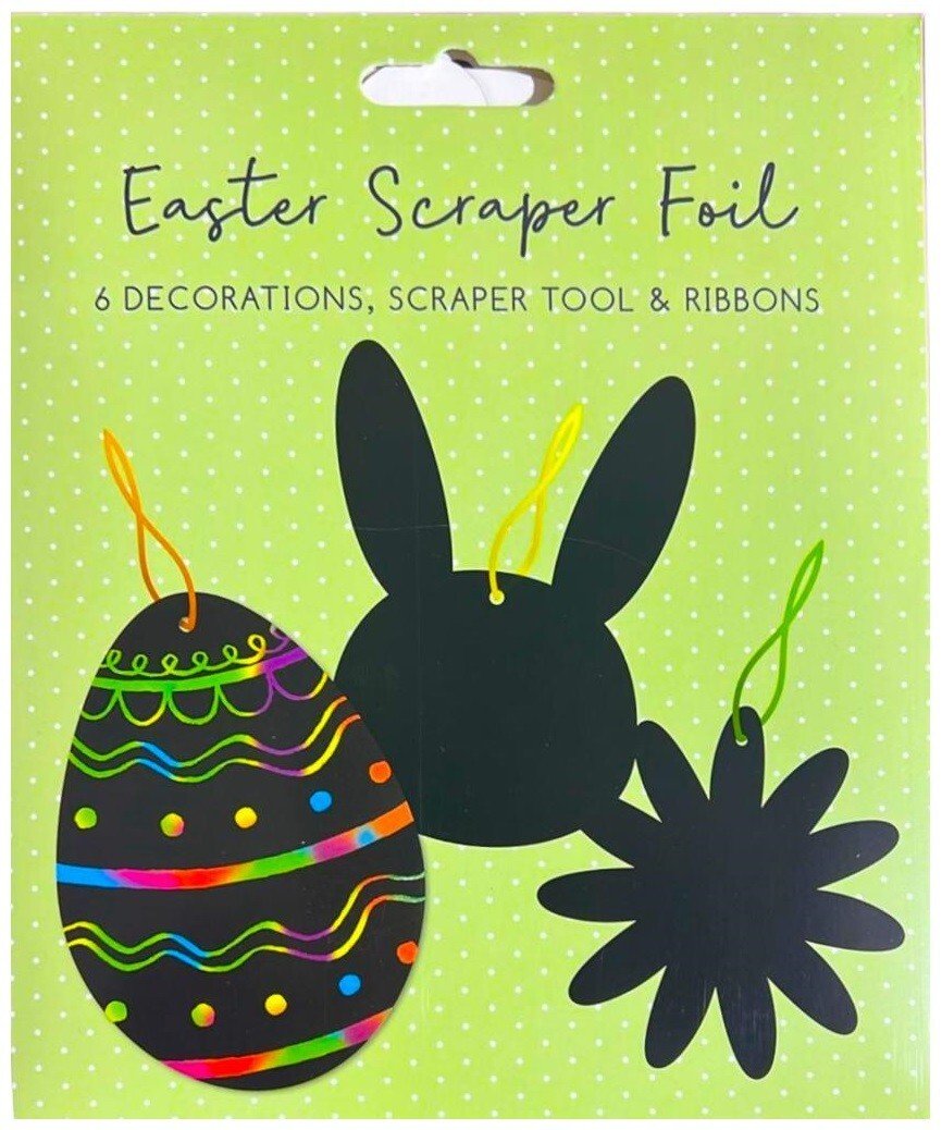12pcs Easter Rainbow Scratch Art Novelty Kit Kids Crafts Home Activity Fun