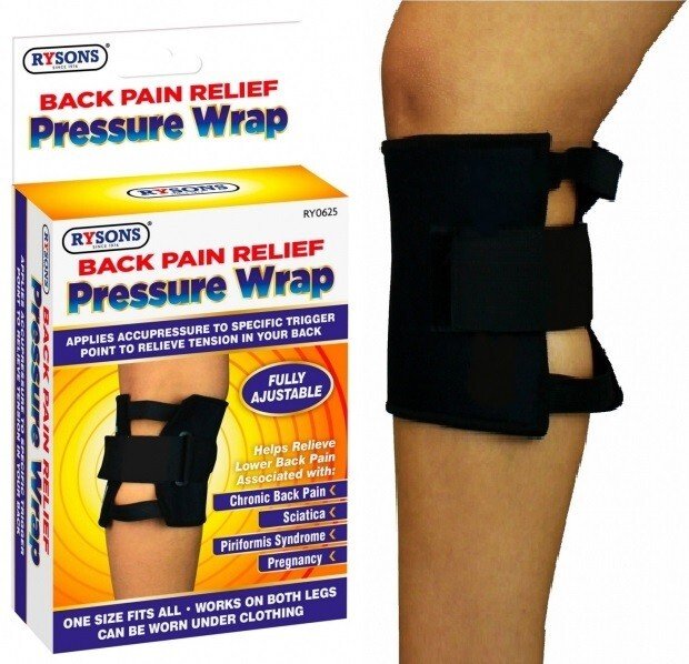 Sciatica Back Pain Relief Brace Pressure Pad Point Therapeutic Acupressure Leg