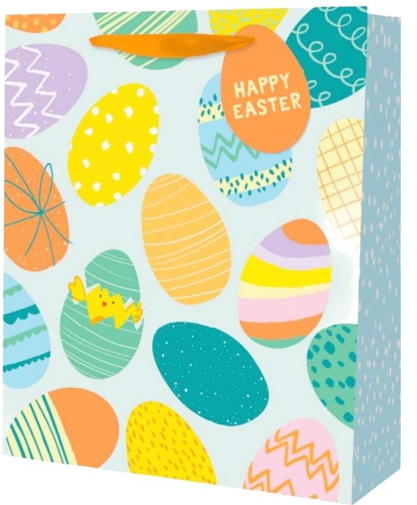 π3 x Large Easter Bunny Luxury Present Gift Bags Easter Egg Gift Bag with Tagπ
