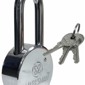65mm (2.5″) Long Shackle Padlock HEAVY DUTY Chrome Steel Shackle Security Lock