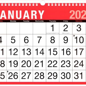 2026 LARGE MONTH TO VIEW PLANNER QUALITY CALENDER WALL HANGING PLANNER 3802