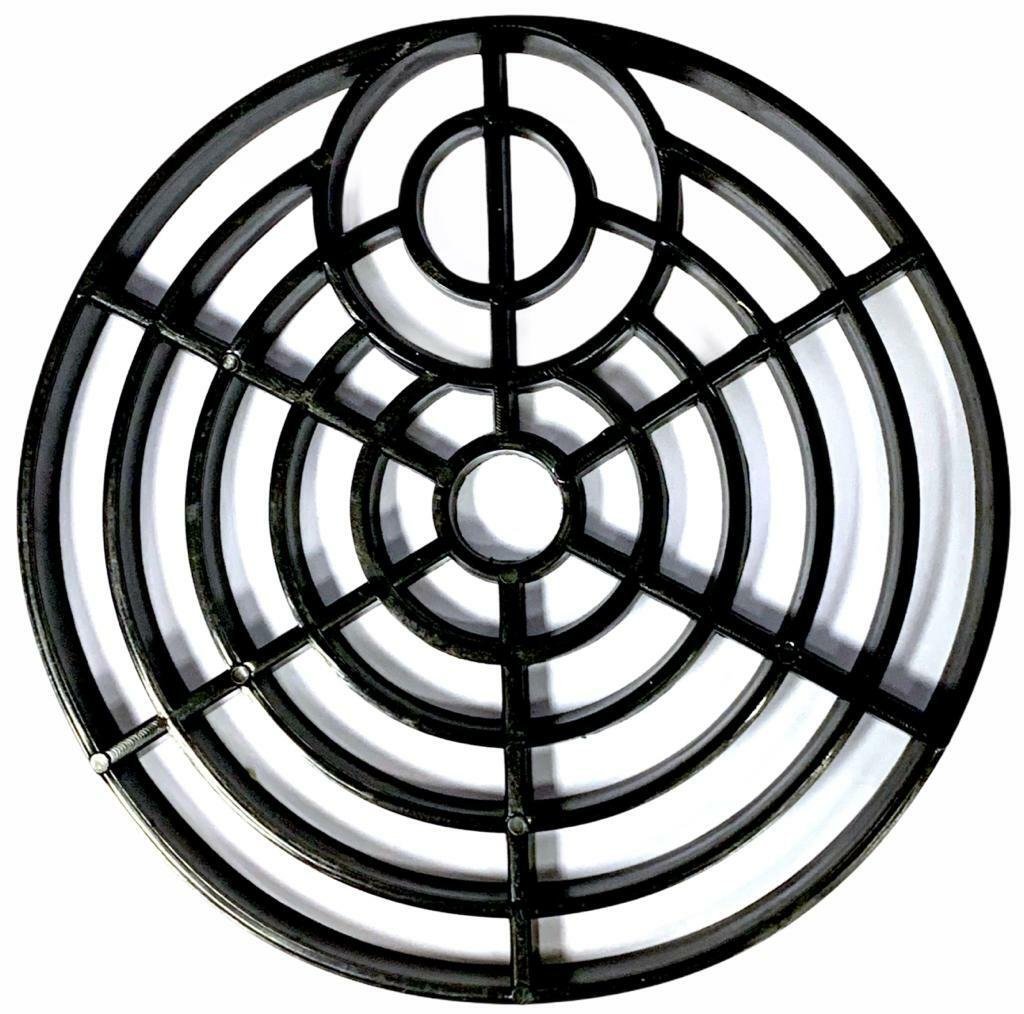 NEW DRAIN GRID COVER Standard 6" Black Square Gulley Drainage Channel Lid Cap UK