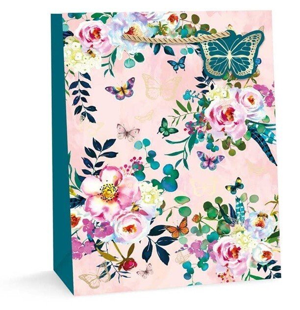 3x Large Luxury Present Gift Bags Easter Christmas Birthday Gift Bag with Tag
