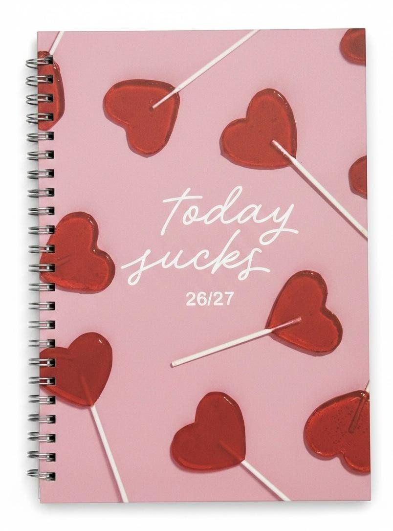 2026-2027 A5 Size Academic Mid Year Week to View Student Teacher Diary Planner
