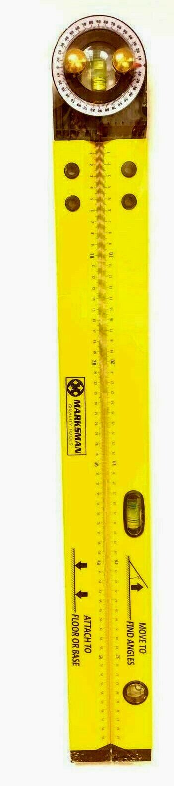 24" Ruler And Angle Finder Multi Function Ruler Built In Spirit Level UK Seller