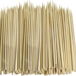 300 x Wooden Bamboo Skewers BBQ Fondue Cocktails Buffets Picnics Outdoor Dining