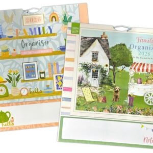 2026 Month View 36cm Planner 3 Columns Calendar Family Organiser Home & Garden
