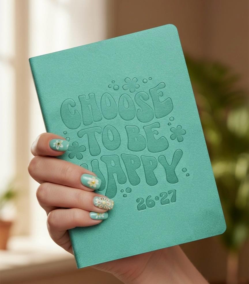 2026-2027 A5 Size Academic Mid Year Week to View Student Teacher Diary Planner