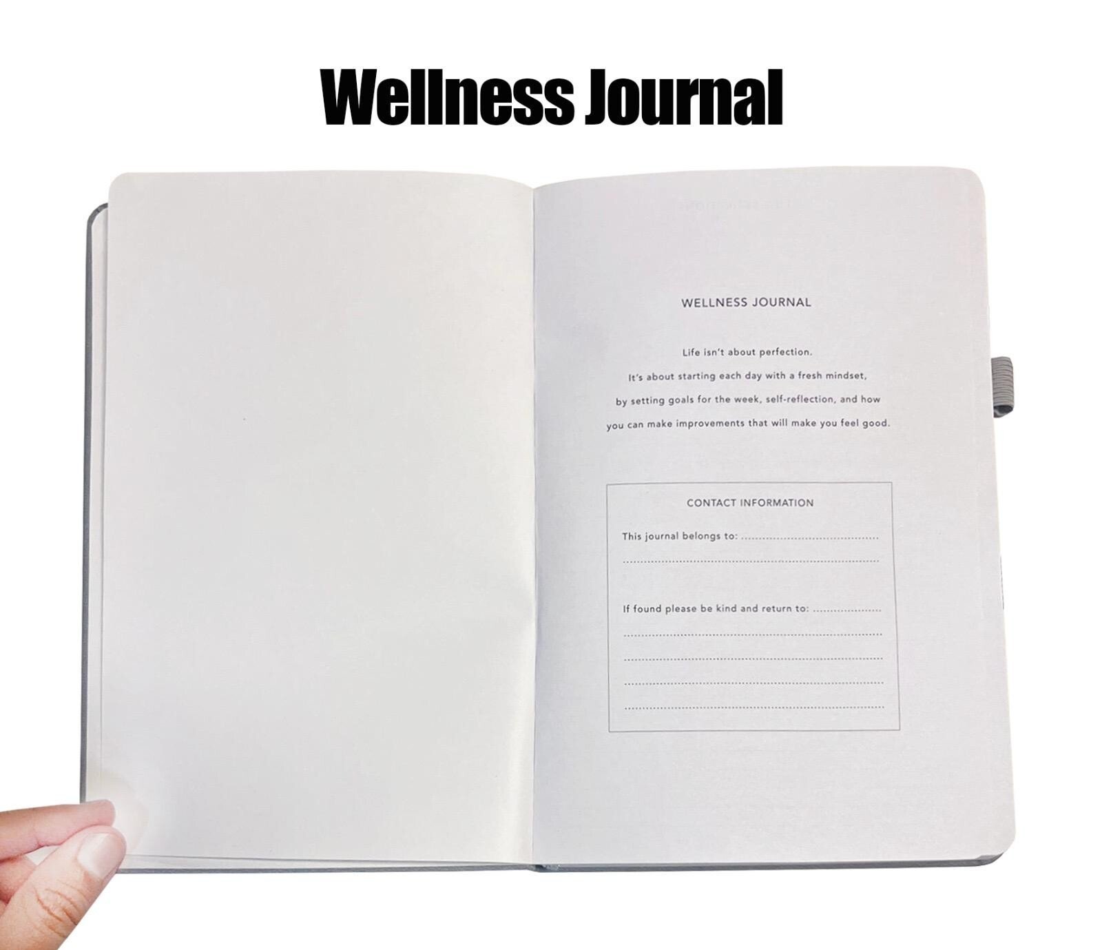 A5 Weekly & Monthly Motivational Planner Life Goals Journal Organiser W/ Elastic