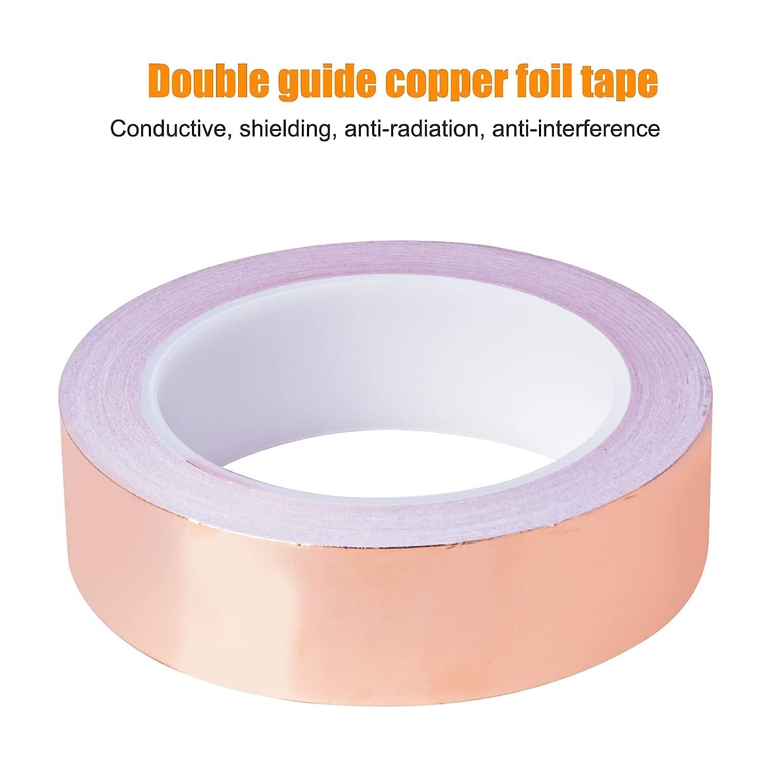Copper Slug Tape 2.2mt Foil Adhesive Conductive Repellent Guitar Tape EMI Shield