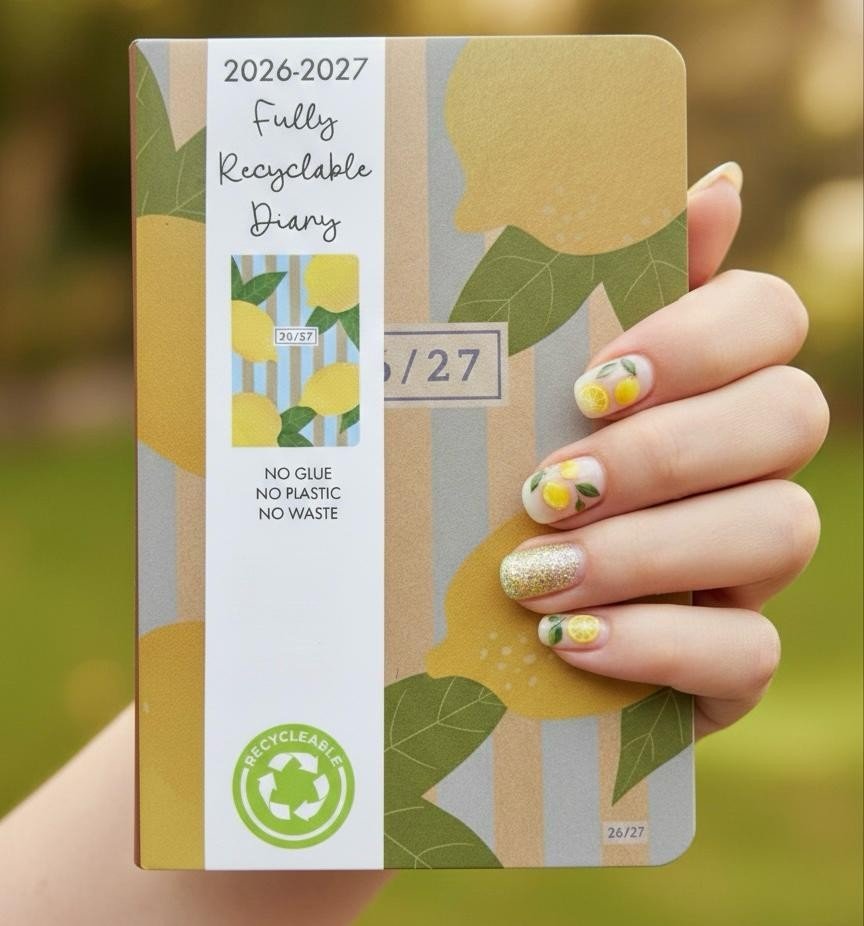 2026-2027 A5 Size Academic Mid Year Week to View Student Teacher Diary Planner