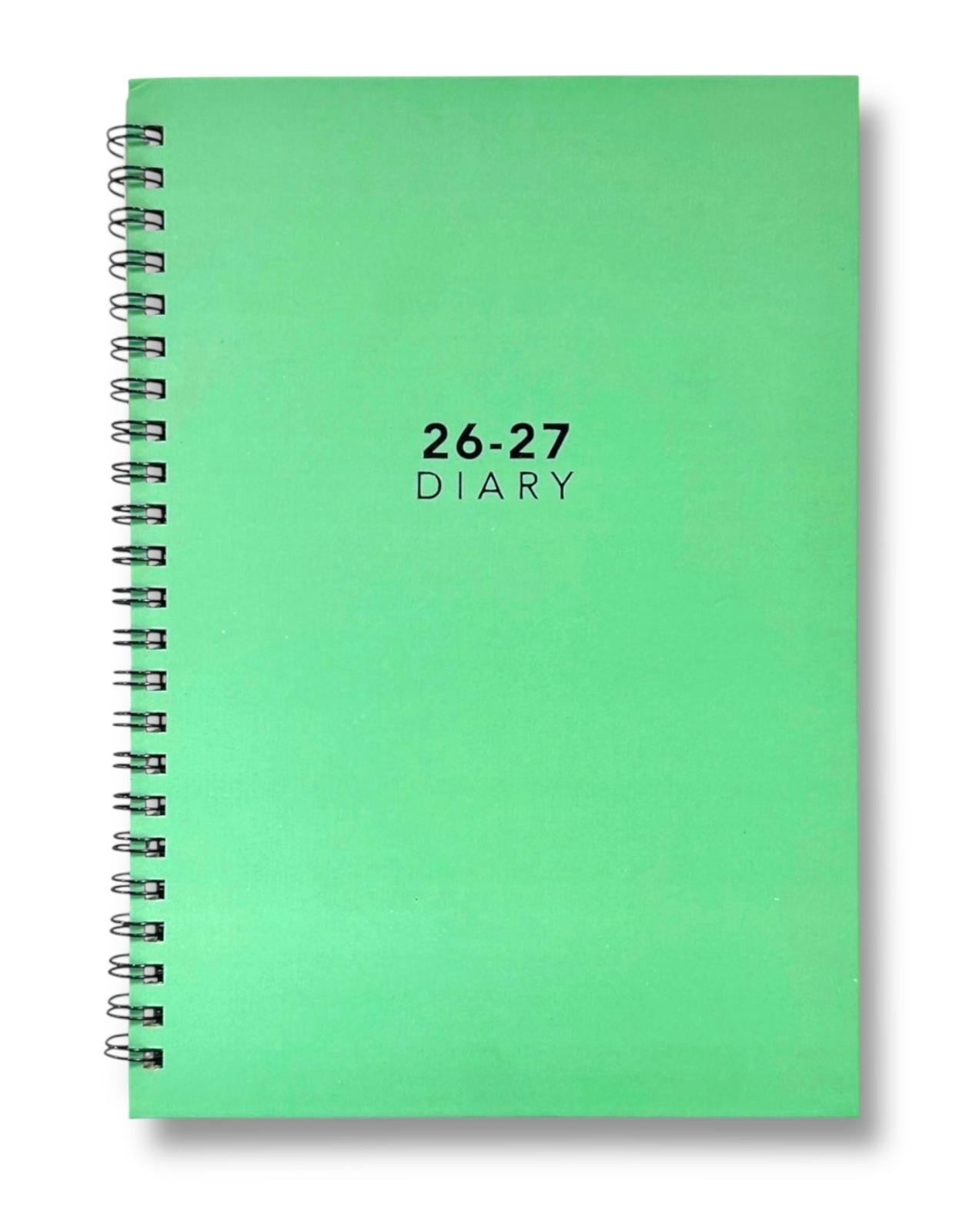 2026-2027 A5 Size Academic Mid Year Week to View Student Teacher Diary Planner